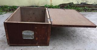 Bauletto in legno vintage