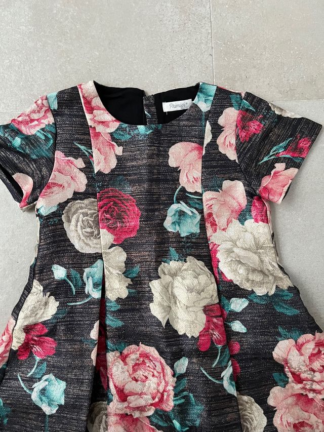 Vestido flores brillante Primigi niña 8 años 130cm