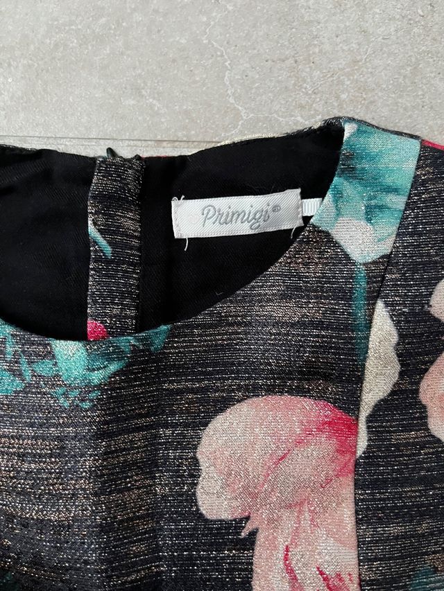 Vestido flores brillante Primigi niña 8 años 130cm