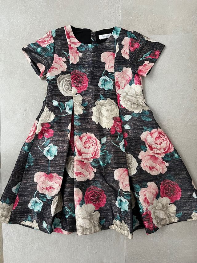 Vestido flores brillante Primigi niña 8 años 130cm