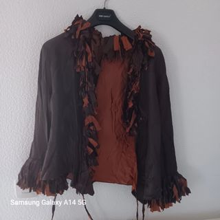 Conjunto camisa y falda 