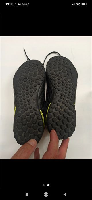 Botas futbol tacos nº38 1/2