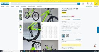 B-TWIN- ROCKRIDER 100 - llantas 27.5"pulgadas