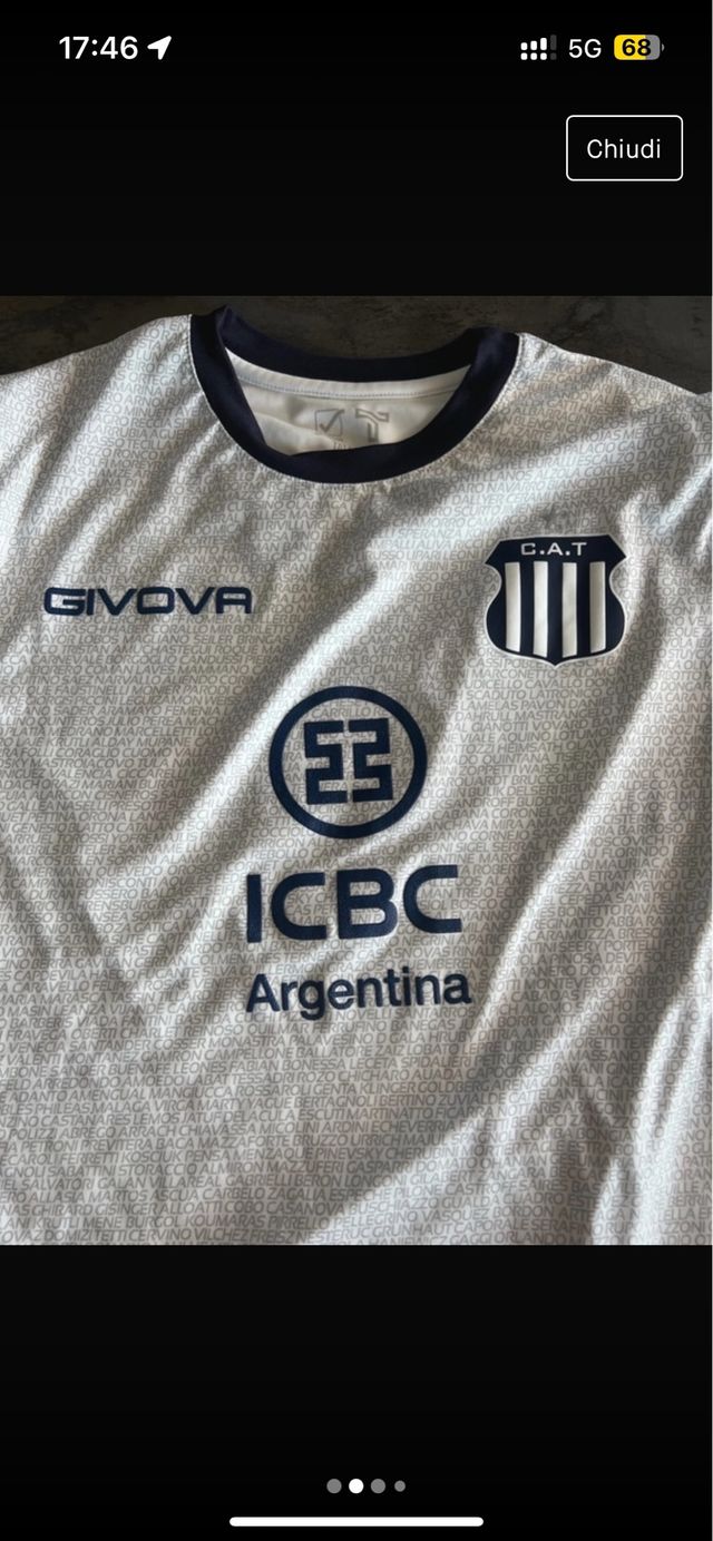 Maglietta Calcio Argentino Talleres Cordoba