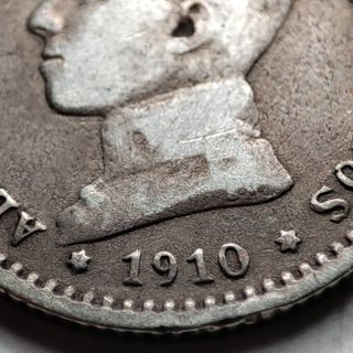 C33 Moneda 50 centimos Alfonso XIII 1910-1-0 MBC