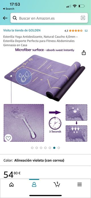 yoga mat (esterilla yoga de viaje)
