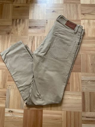 Pantalon beige mango - nuevo