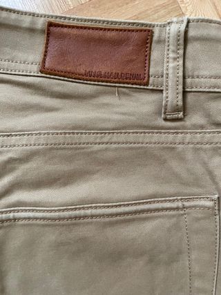 Pantalon beige mango - nuevo