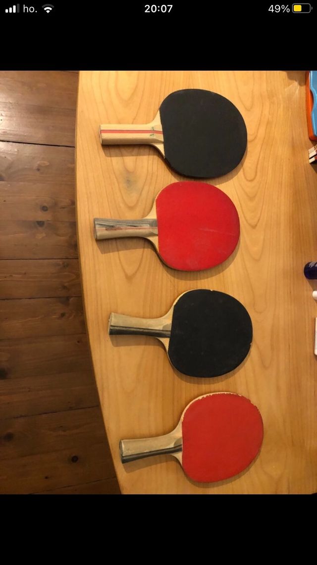 racchette da ping pong