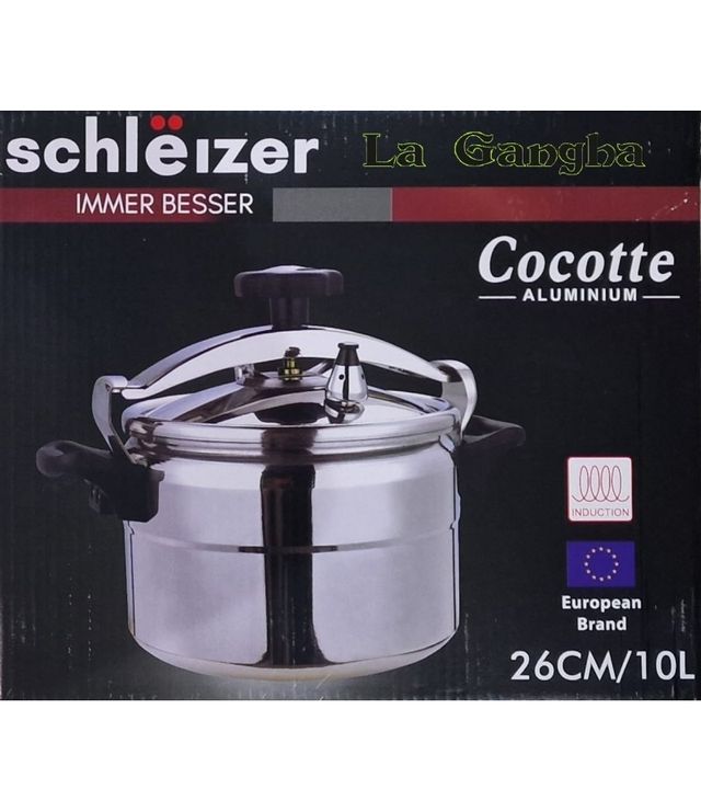 📦Olla de Presion aluminio schleizer 10_8_6 Litros