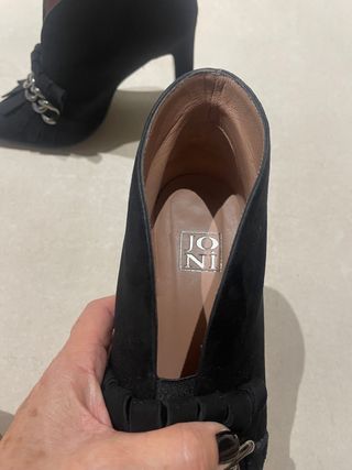 zapato mujer negro de ante