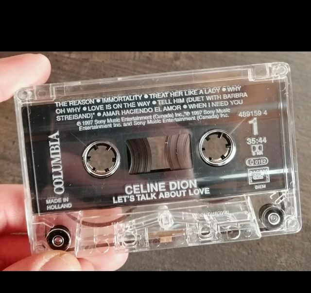 Audio Cassetta Celine Dion 1997