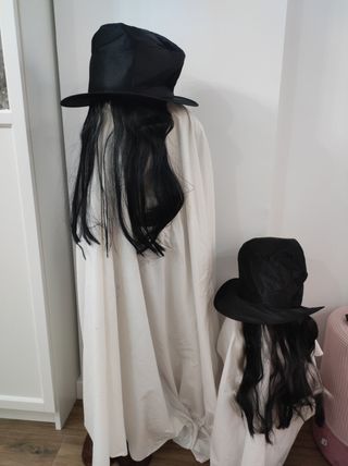 Sombrero con peluca