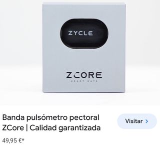 Zycle ZCore NUEVO Sensor frecuencia cardiaca