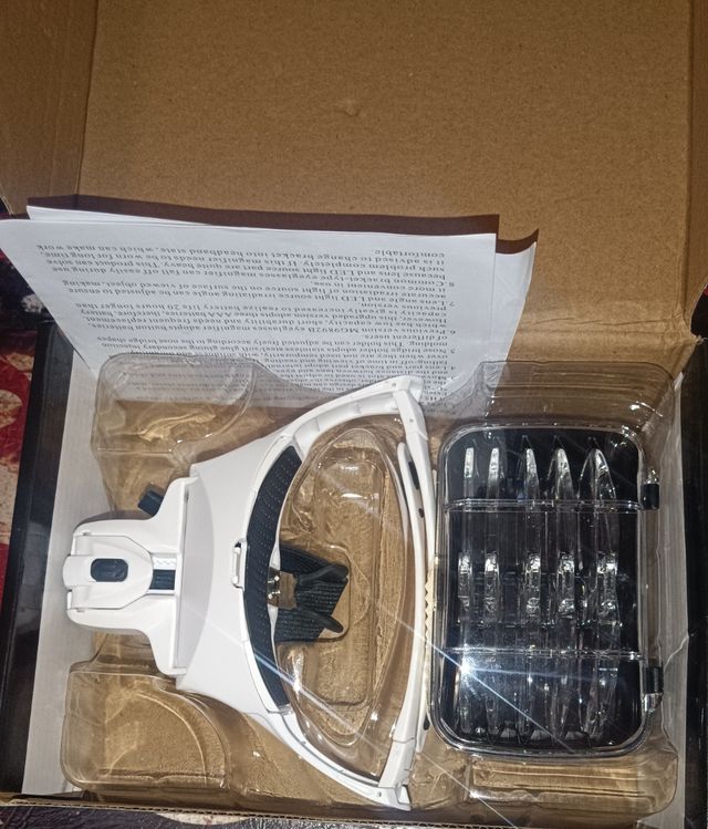 Gafas de aumento con luz