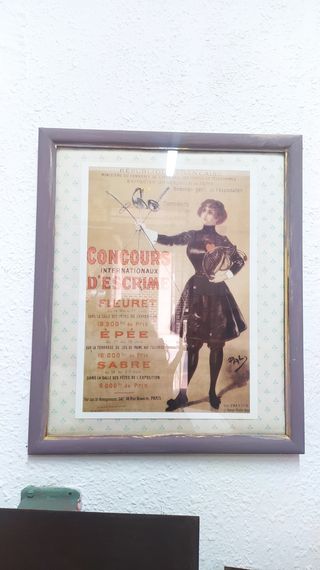 Cuadro competición  de esgrima
