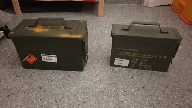 Cajas de munición para cartuchos