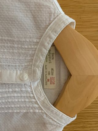 Camisa blanca perfecto para traje de baturra 12-18