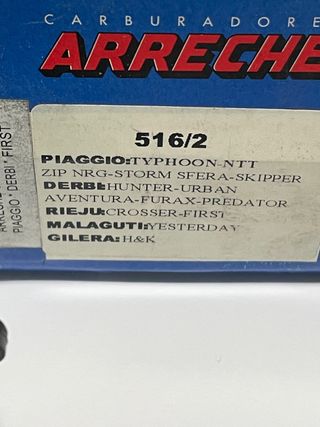 carburador 16 arreche nuevo