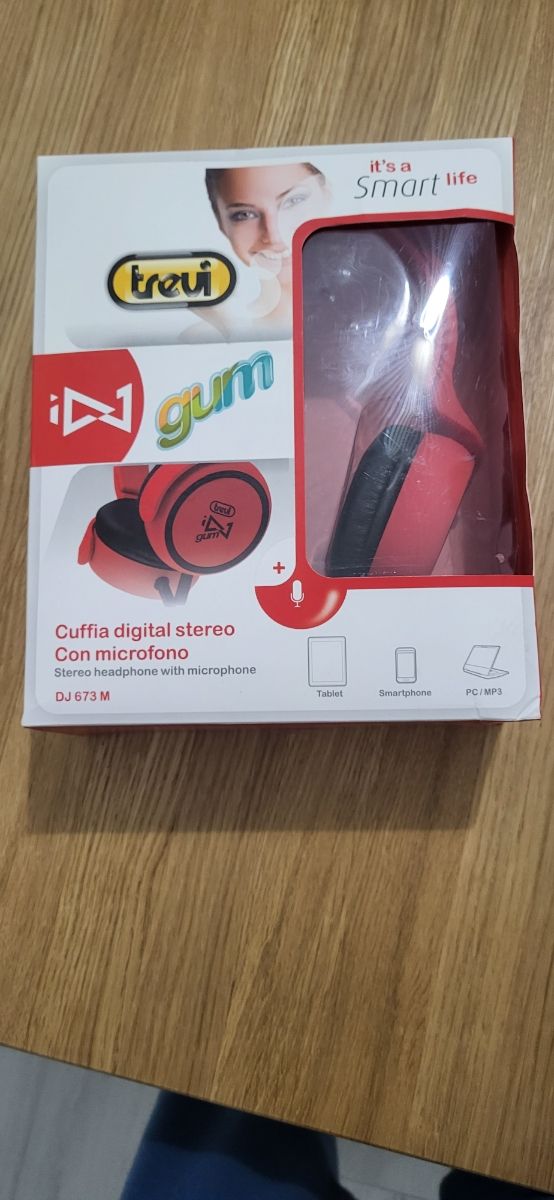 Cuffie con filo e microfono incorporato 