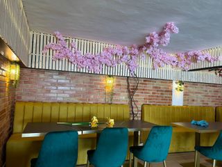 Mesas de restaurante imitación mármol