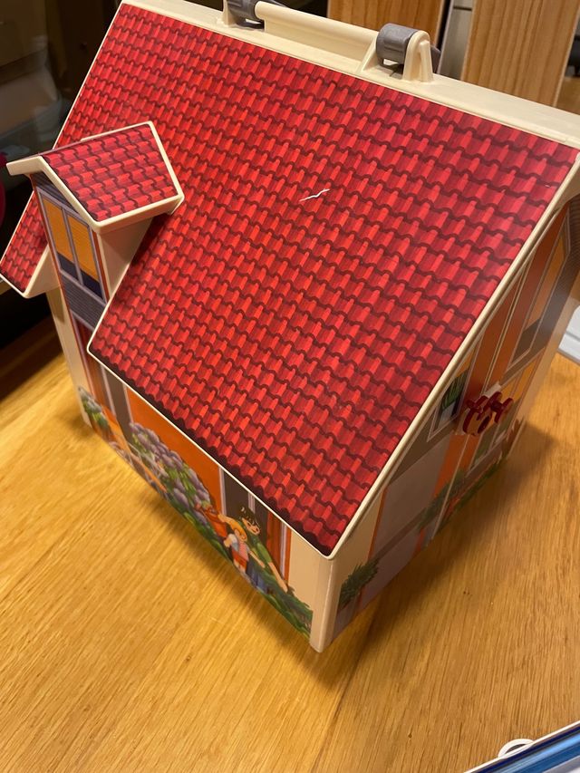 PLAYMOBIL casa maletín y autobús de playmóbil