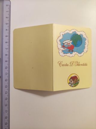 Carta d'identità - Mulino Bianco 1985