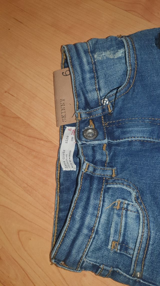 Pantalon vaquero zara niña