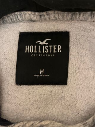 Sudadera Hollister gris Hombre