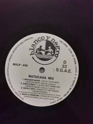 Vinilo doble Batucada Mix Quique Tejada