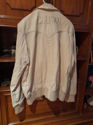 chaqueta de cuero auténtico jack and jones  nueva