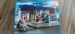 Estación de policía maletín Playmobil