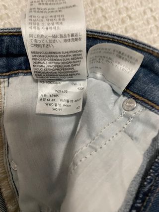 pantalon vaquero levis straus&co de mujer