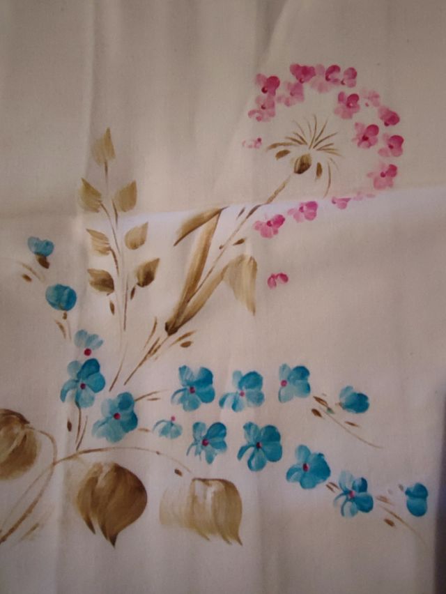 Completo lenzuola matrimoniali dipinte