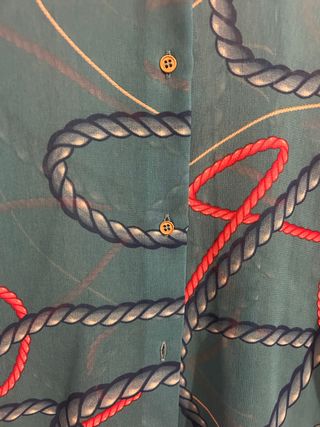 Camisa azul vintage de Zara