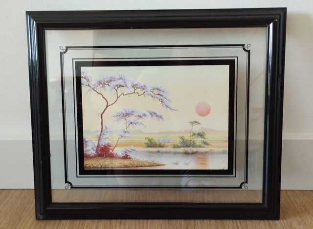 Colección de cuadros de arte paisajísticos