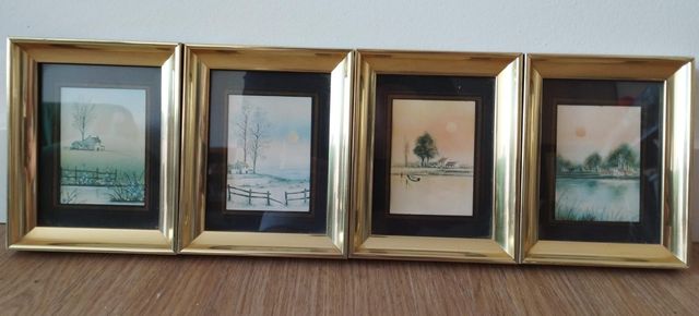 Colección de cuadros de arte paisajísticos