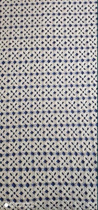 Colcha de crochê vintage