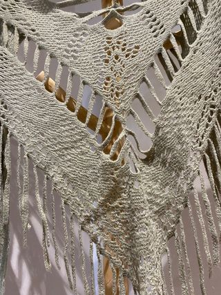 Pañuelo de lana gris