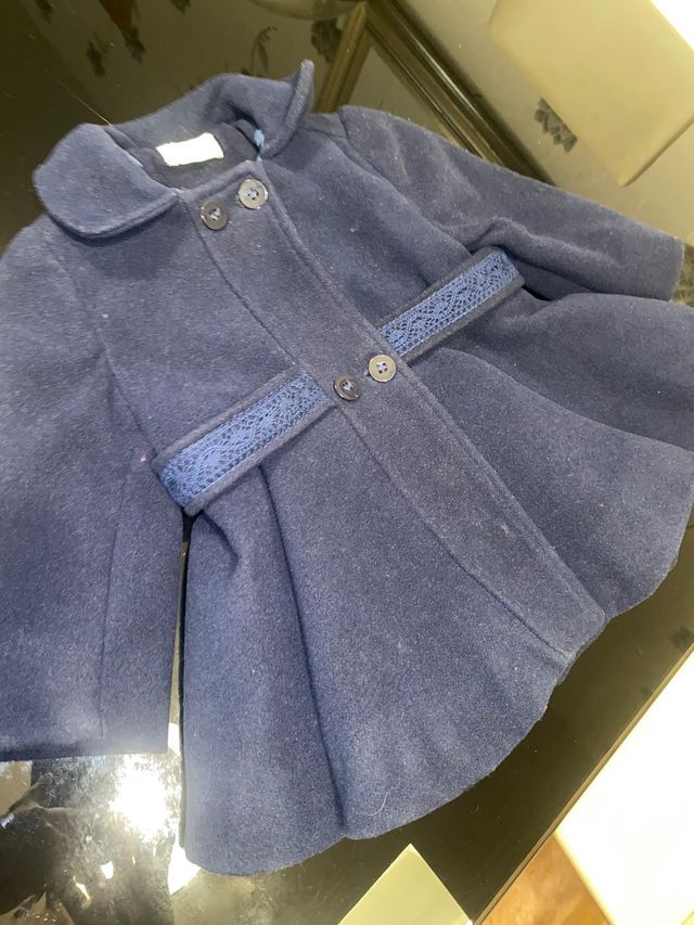 Abrigo paño niña