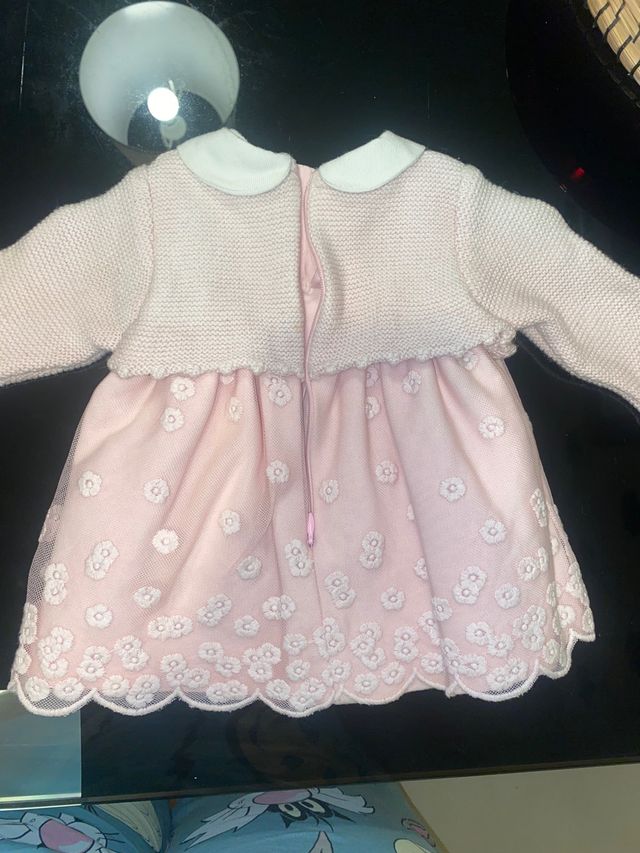 Vestido rosa bebé Mayoral