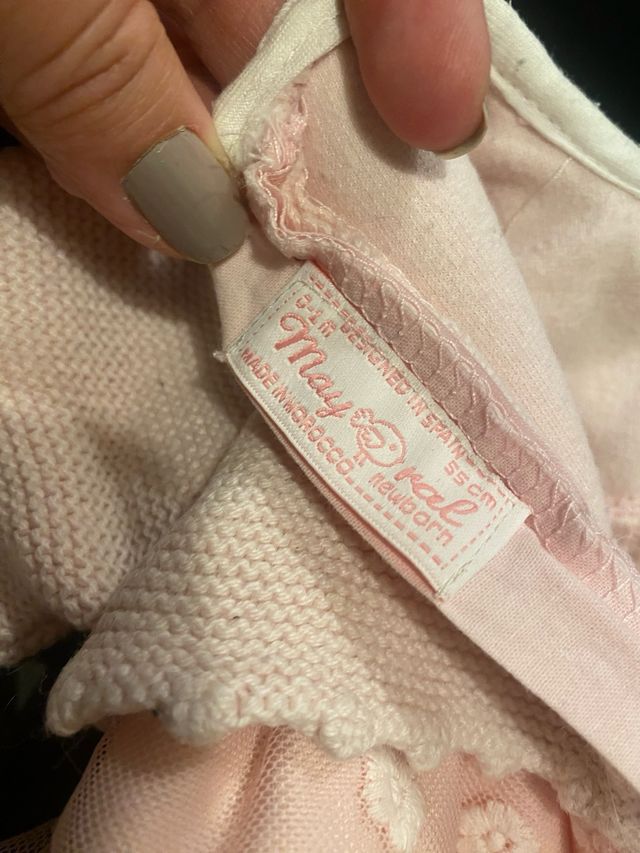 Vestido rosa bebé Mayoral