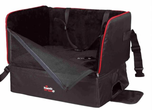 Maleta asiento para coche de perro