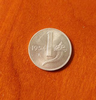 Monete 1 - 5 - 10 lire del 1954