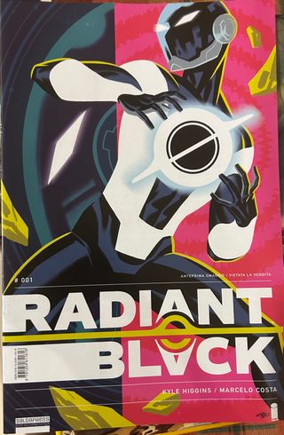 Free comic book day 2022 Radiant Black di Kyle Hig