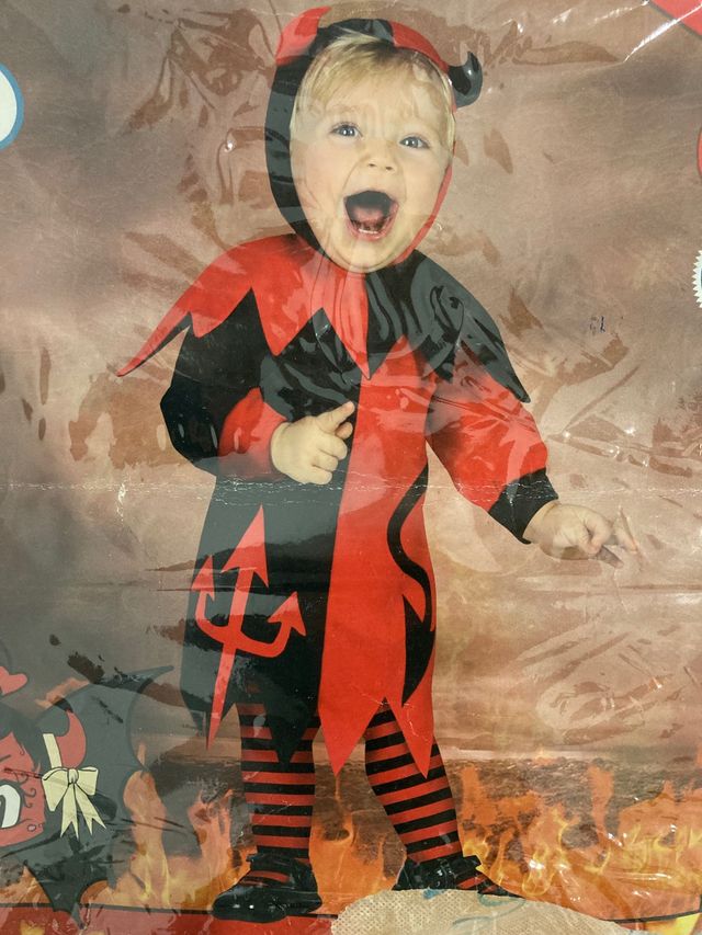 Disfraz demonio bebe