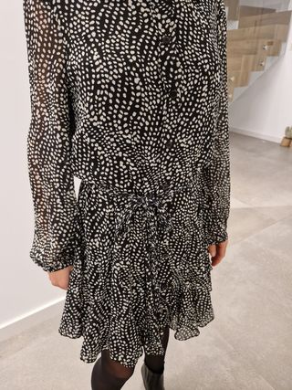 Vestido estampado Zara M