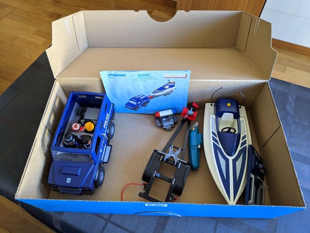 *Playmobil 5187 Policía+lancha