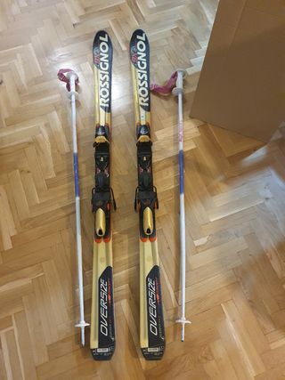 Esquís y bastones