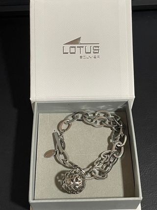 pulsera lotus acero